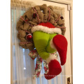 How the Christmas thief Stole Christmas Burlap Wreath